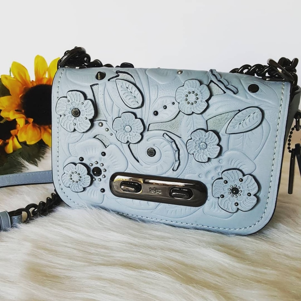 Coach floral crossbody